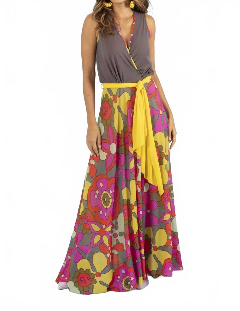 NEW PETIT POIS BY VIVIANA G mary quant mesh dress in multi